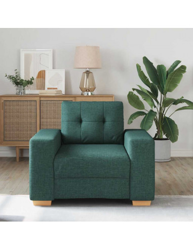 Divano Sedia Verde Scuro 59 cm in Tessuto