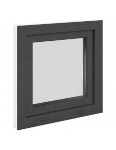 Finestra per Seminterrato RISOR 50x50cm Anta Ribalta DIN Destra