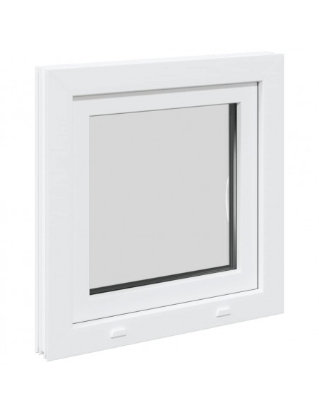 Finestra per cantina "RISOR" 50x50 cm anta ribalta DIN destra bianca