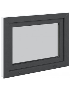 Finestra per Seminterrato RISOR 80x50cm Anta Ribalta DIN Destra
