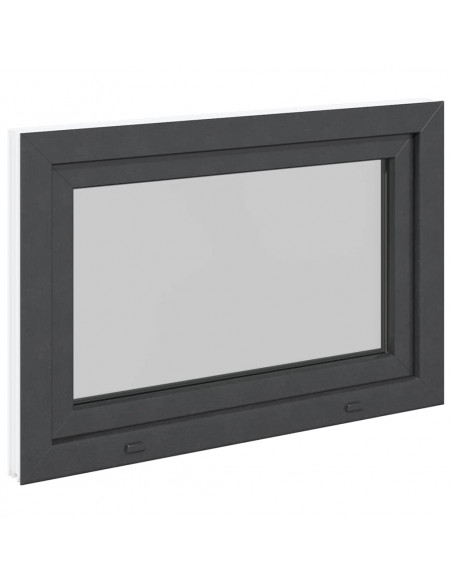 Finestra da cantina "RISOR" 90x50 cm anta-ribalta DIN destra antracite