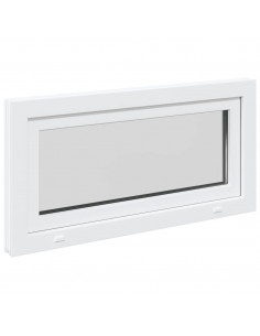 Finestra da cantina "RISOR" 100x50 cm anta ribalta DIN destra bianca