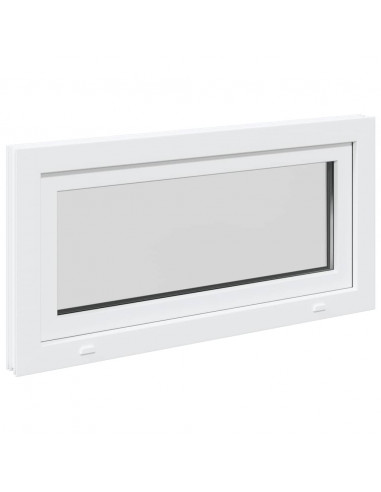 Finestra da cantina "RISOR" 100x50 cm anta ribalta DIN destra bianca