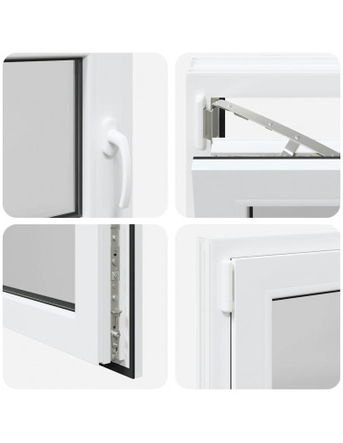 Finestra Seminterrato RISOR 100x50 cm Anta Ribalta DIN Sinistra