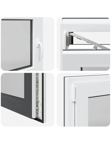 Finestra Seminterrato RISOR 100x60 cm Anta Ribalta DIN Sinistra