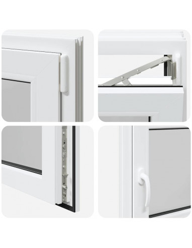 Finestra Seminterrato RISOR 100x70 cm Anta Ribalta DIN Destra