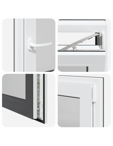 Finestra Seminterrato RISOR 60x100 cm Anta Ribalta DIN Destra