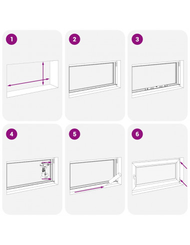 Finestra Seminterrato RISOR 90x50 cm Anta Ribalta DIN Destra