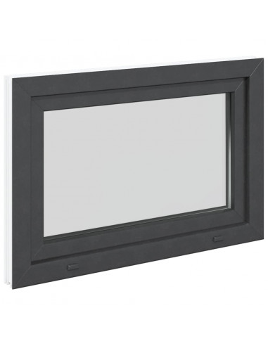 Finestra da cantina "RISOR" 90x50 cm anta-ribalta DIN sinistra antracite