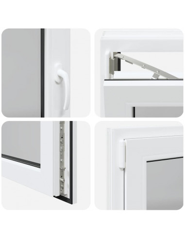 Finestra Seminterrato RISOR 90x50 cm Anta Ribalta DIN Sinistra