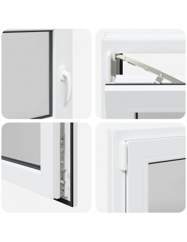 Finestra Seminterrato RISOR 90x50 cm Anta Ribalta DIN Sinistra