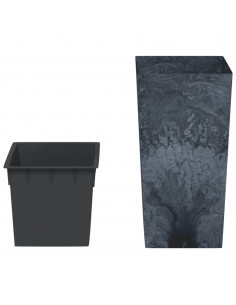 Fioriera con Interno Rimovibile Antracite 21/49 L PP Cemento 2