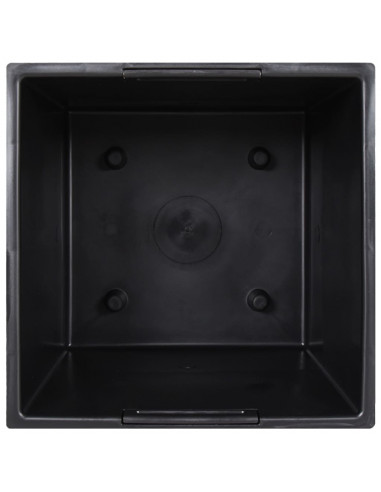 Fioriera con Interno Rimovibile Grigio 21/49 L PP Cemento