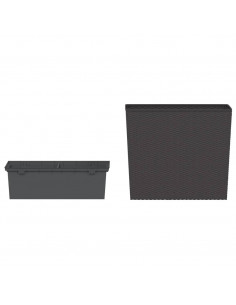 Fioriera con Interno Rimovibile Marrone 12 / 44 L PP Rattan 2