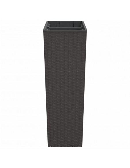 Fioriera con Interno Rimovibile Marrone 12 / 44 L PP Rattan