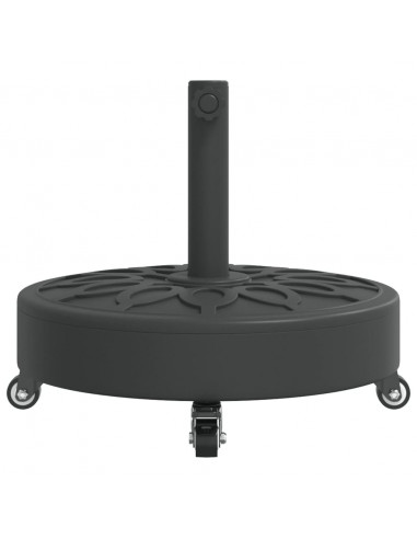 Base per Ombrellone con Ruote per Pali Ø38/48 mm 27 kg Rotonda