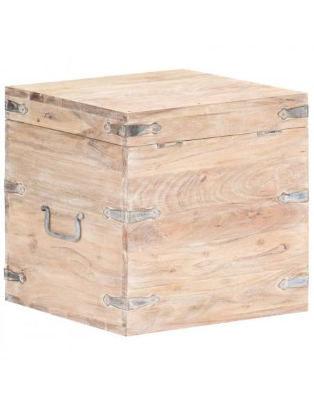 Baule 40x40x40 cm in Legno Massello di Acacia