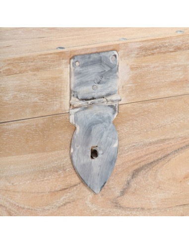 Baule 40x40x40 cm in Legno Massello di Acacia