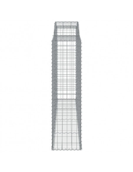 Cesti Gabbioni ad Arco 25 pz 300x50x180/200 cm Ferro Zincato