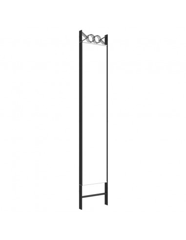 Divisorio a 4 Pannelli Bianco 160x220 cm Tessuto