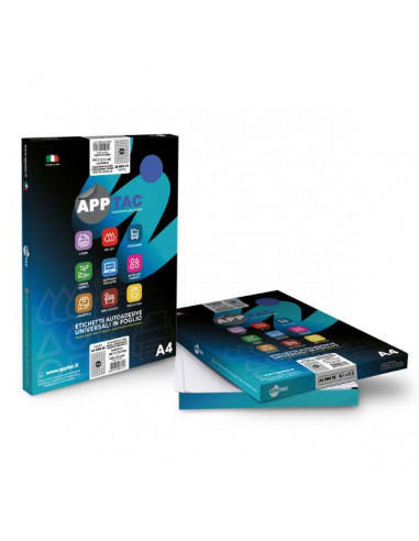 ETICHETTE BIANCHE 105X72 100FG