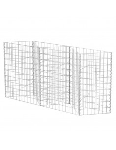Gabbione in Rete in Acciaio Zincato 120x30x100 cm