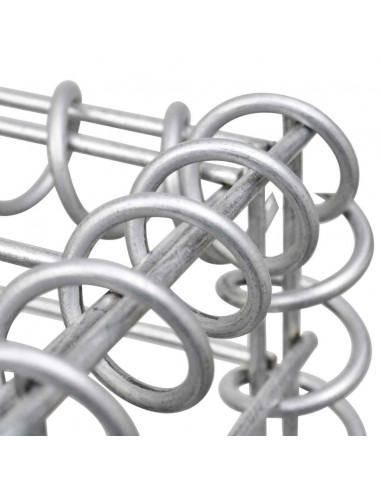 Gabbione in Rete in Acciaio Zincato 120x30x100 cm