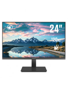 MONITOR ATLANTIS LED 23,8" Wide A05-HE24VF-VHM VA 120HZ 1920x1080 5ms 280cd/m² 4.000:1 VESA 2x2W MM VGA HDMI Black