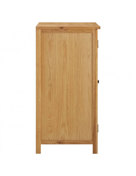 Guardaroba 76x52x105 cm in Legno Massello di Rovere