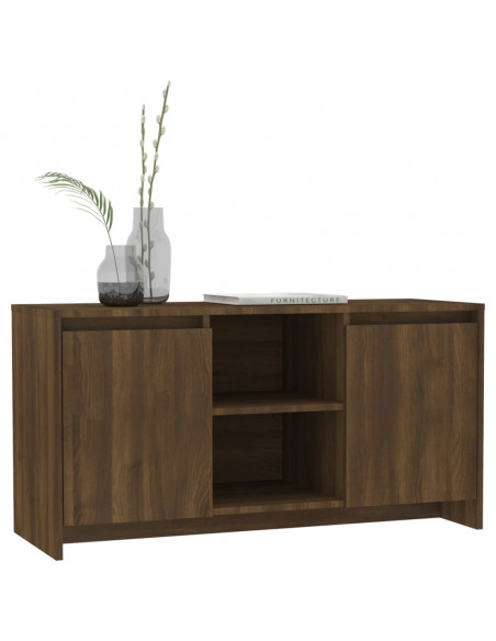 Mobile Porta TV Rovere Marrone 102x37,5x52,5 cm in Truciolato