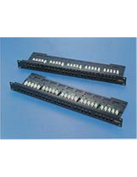 PANN.1U CON 50 RJ45U CAT.3 NERO
