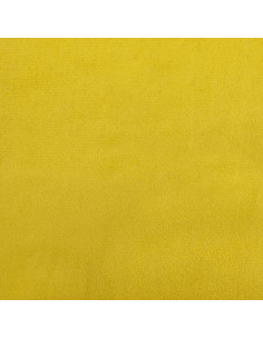 Set di Divani 3 pz con Cuscini giallo in Velluto
