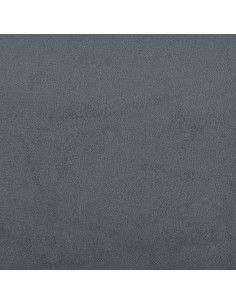 Set di Divani 3 pz con Cuscini Grigio Scuro in Velluto