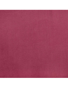 Set di Divani 3 pz con Cuscini Rosso Vino in Velluto