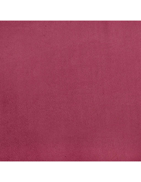 Set di Divani 3 pz con Cuscini Rosso Vino in Velluto