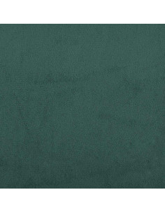 Set di Divani 3 pz con Cuscini Verde scuro in Velluto