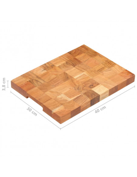 Tagliere 40x30x3,8 cm in Legno Massello di Acacia
