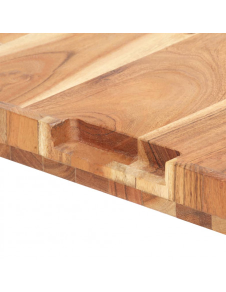 Tagliere 40x30x4 cm in Legno Massello di Acacia