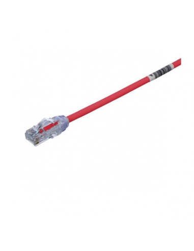 PATCH U/UTP CAT.6A LSHF ROSSO 3M