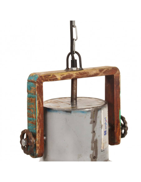 Lampada Sospesa Industriale 25 W Multicolore Rotonda 40 cm E27