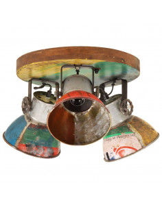 Lampada da Soffitto Industriale 25 W Multicolore 45x25 cm E27 2