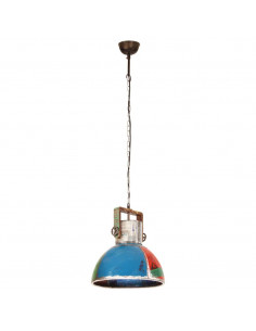 Lampada Sospesa Industriale 25 W Multicolore Rotonda 40 cm E27 2