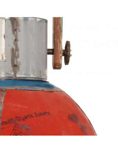 Lampada Sospesa Industriale 25 W Multicolore Rotonda 40 cm E27