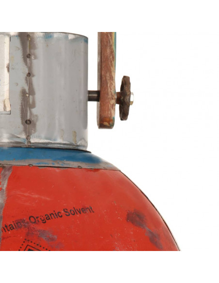 Lampada Sospesa Industriale 25 W Multicolore Rotonda 40 cm E27