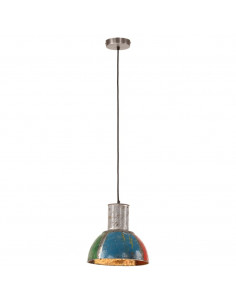 Lampada Sospesa Industriale 25 W Multicolore Rotonda 28,5cm E27 2