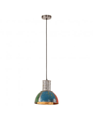 Lampada Sospesa Industriale 25 W Multicolore Rotonda 28,5cm E27