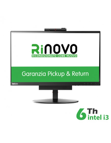 RINOVO LENOVO AIO REFURBISHED THINKCENTRE M710Q I3-6X00T 16GB SSD 256GB W10P 22 1Y