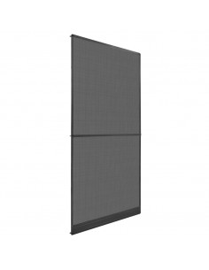 Zanzariera con Cardini per Porte Antracite 100x215 cm