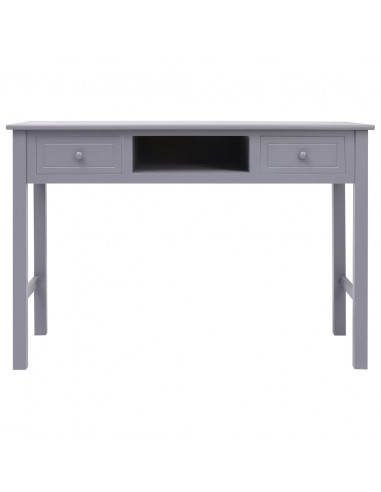 Scrivania Grigia 110x45x76 cm in Legno