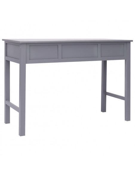 Scrivania Grigia 110x45x76 cm in Legno